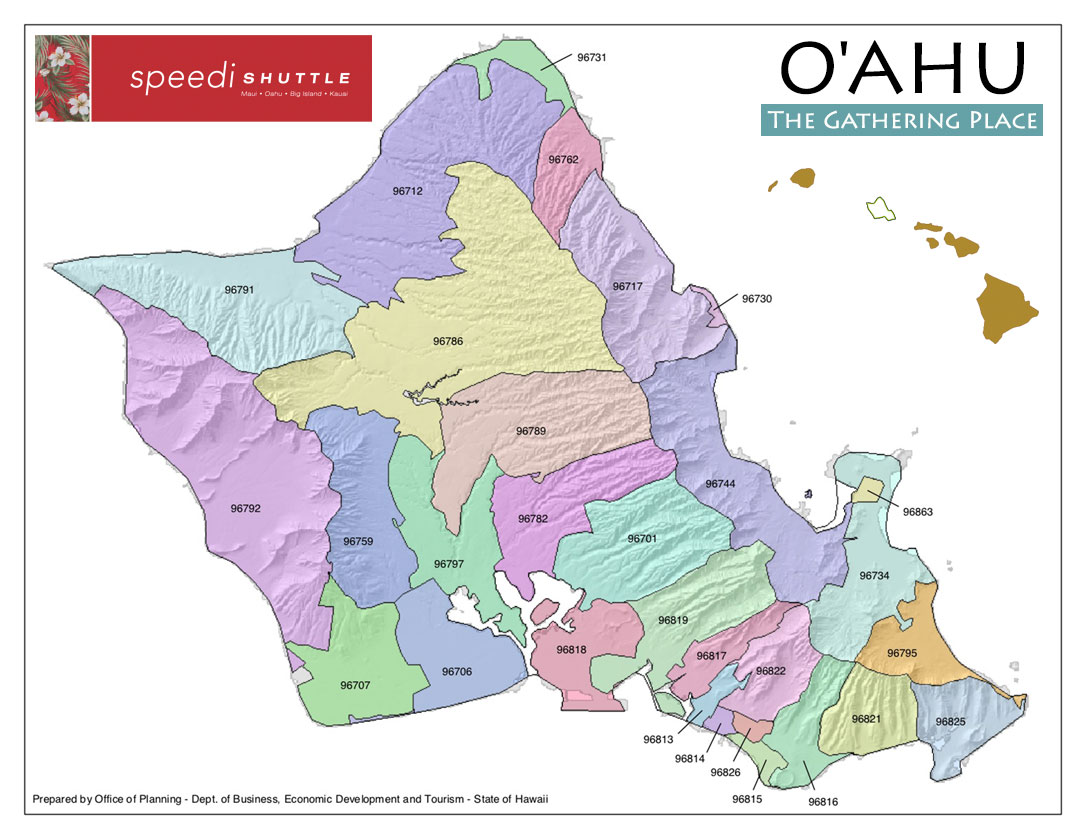 SpeediShuttle Oahu Routes