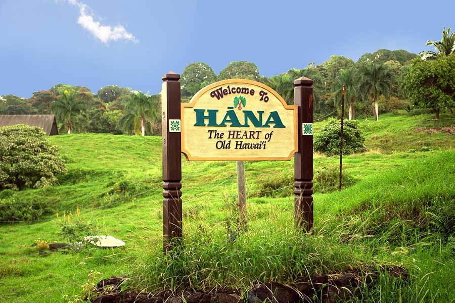 Road to Hana Sign
